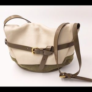 SALE Marc Jacobs Olive Crossbody Buckle Bag Purse
